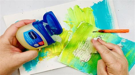 can you use water with acrylic paint to create a unique texture on the canvas?